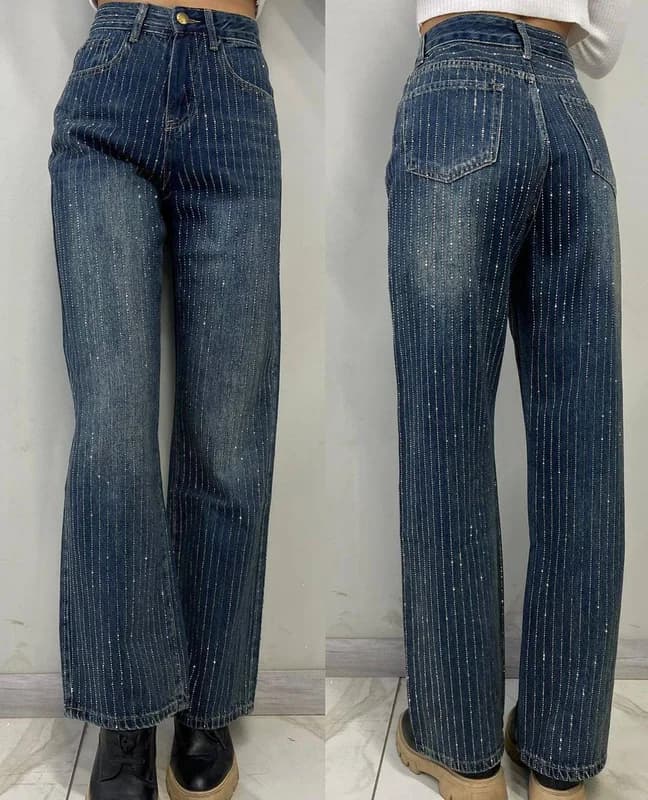 jeans with rhinestones