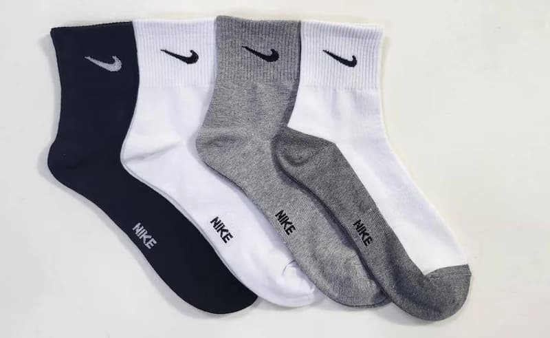 Nike logo sports socks