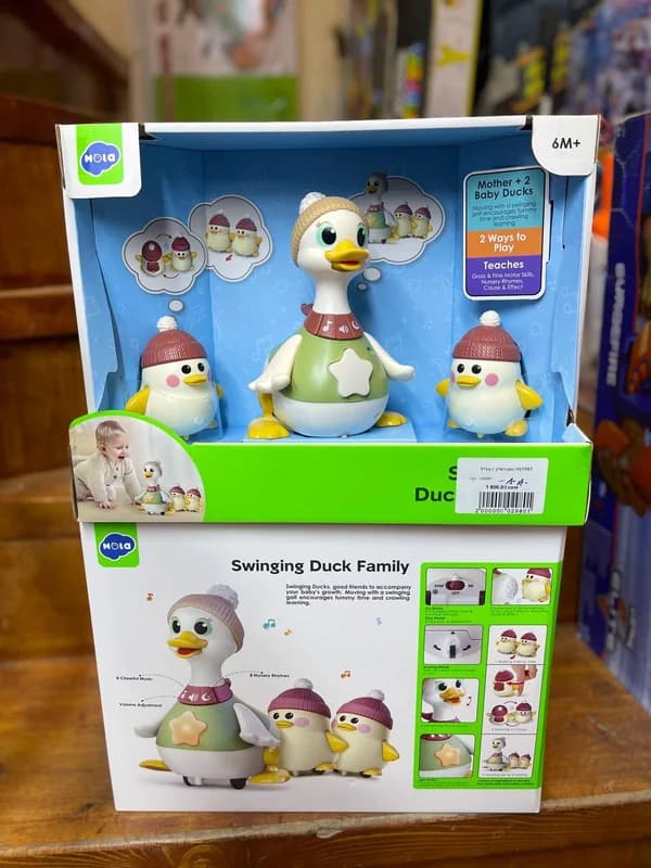 Интерактивные электрические игрушки Swinging Duck Family